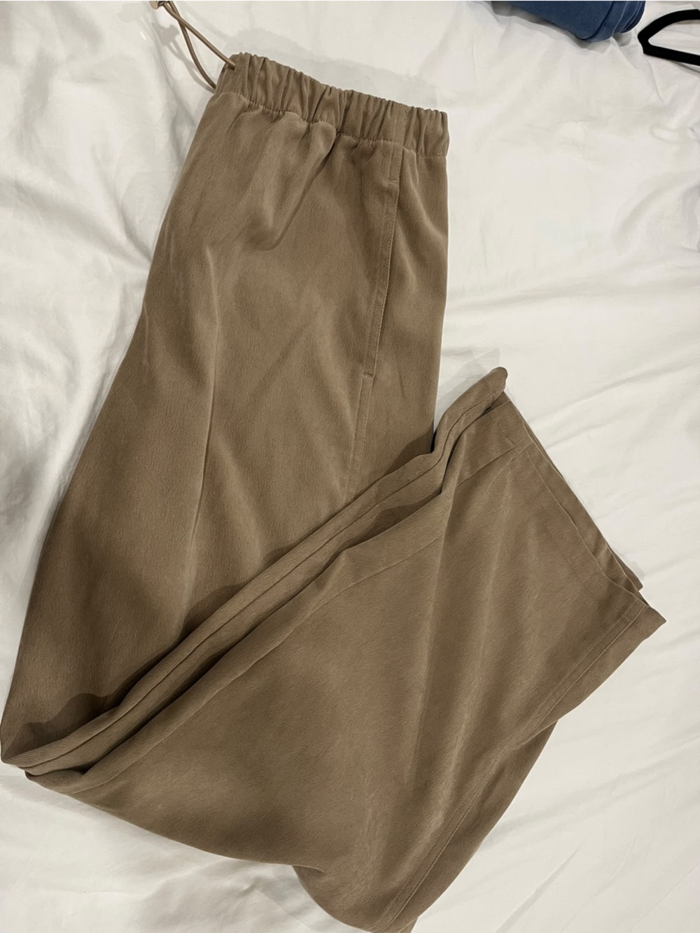 Zara womens Drawstring Joggers - Brown size M